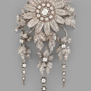 Alfiente Flor Diamantes