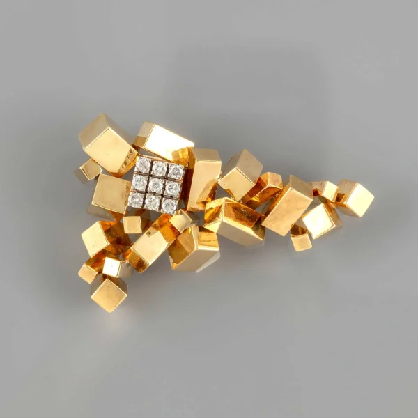 Alfinete em ouro 18K