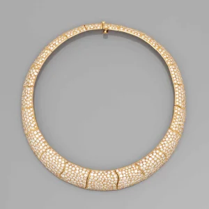 Gargantilha Ouro Diamantes